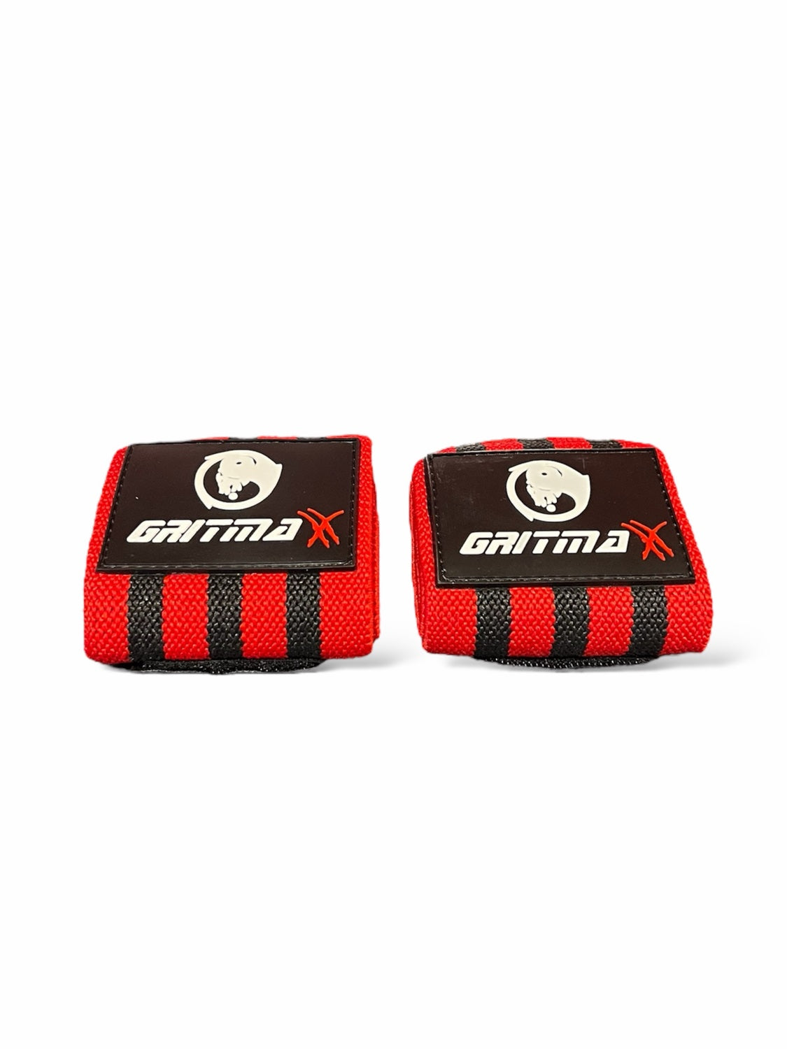 GRITMAXX Wrist Wraps - 18" Weightlifting Wrist Support – Red/Black