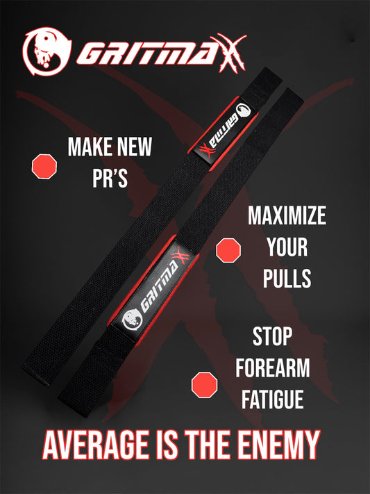 GRITMAXX LIFTING SUPPORT STRAPS 21" - GRIT GEAR