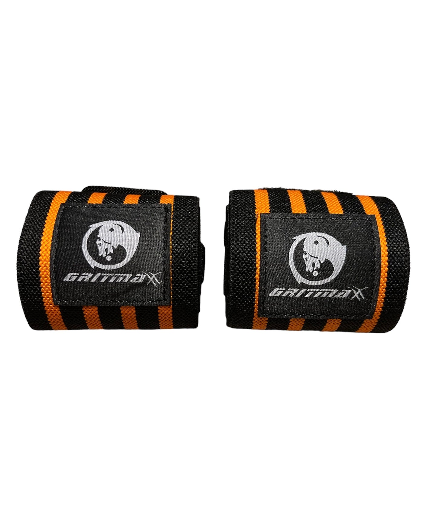 GRITMAXX Wrist Wraps - 21" Weightlifting Wrist Support - RED - GRIT GEAR