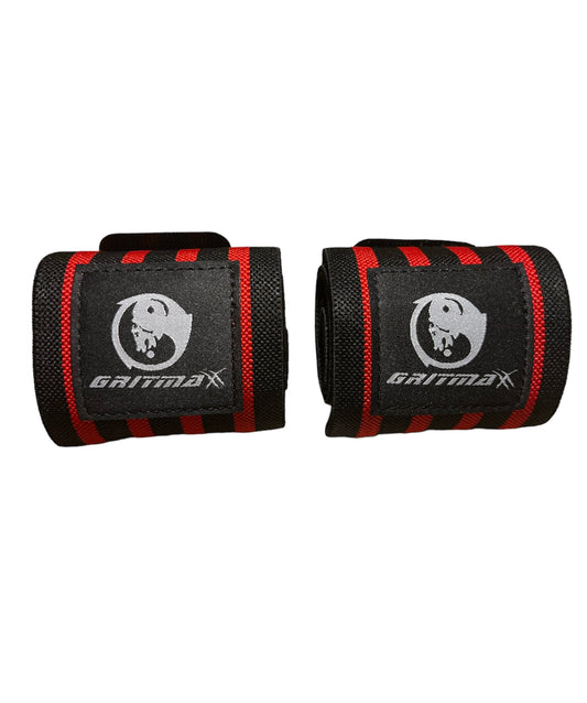 GRITMAXX Wrist Wraps - 21" Weightlifting Wrist Support - GRIT GEAR