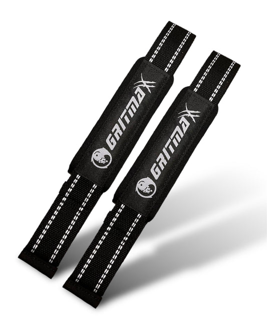 GRITMAXX LIFTING STRAPS 24"-BLACK - GRIT GEAR