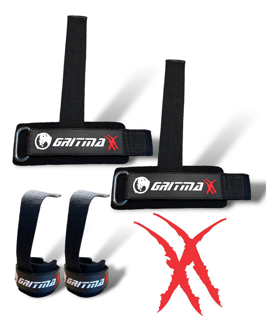 GRITMAXX POWER LIFTING STRAPS - GRIT GEAR