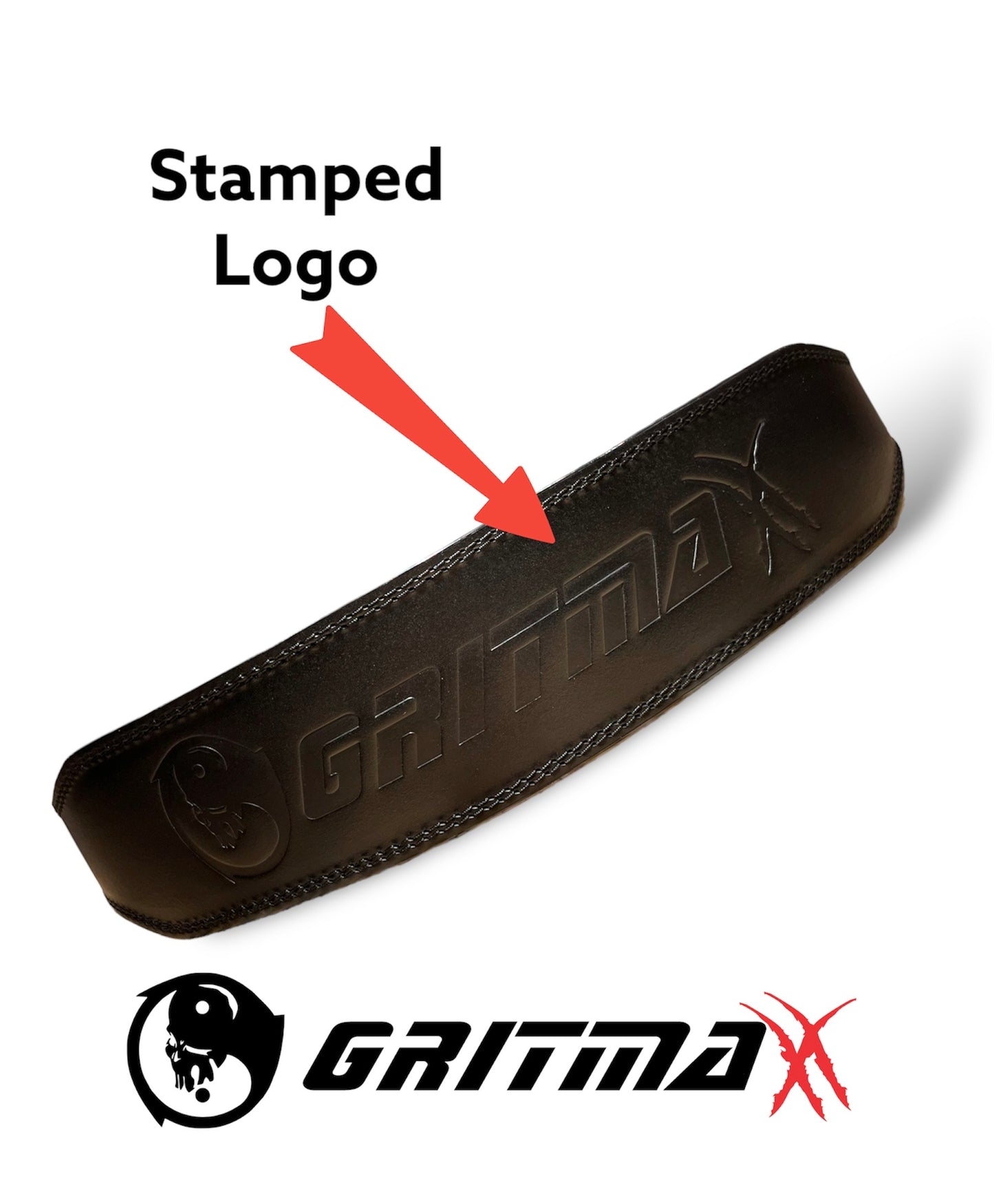 GRITMAXX WEIGHTLIFTING BELT | 7MM LEATHER SUPPORT - GRIT GEAR