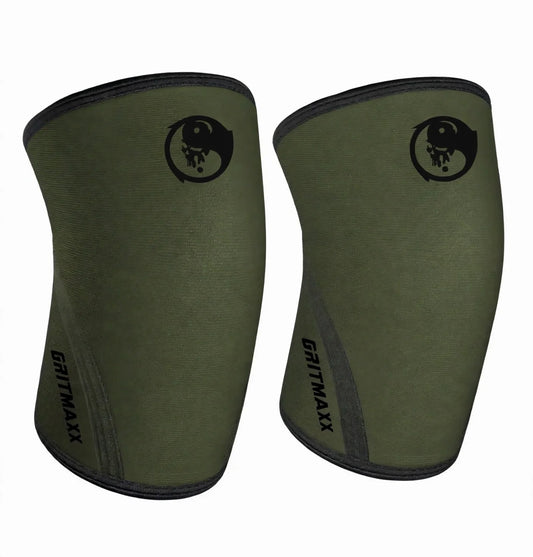 GRITMAXX Elbow Sleeves - 5mm Elbow Support – Army Green - GRIT GEAR