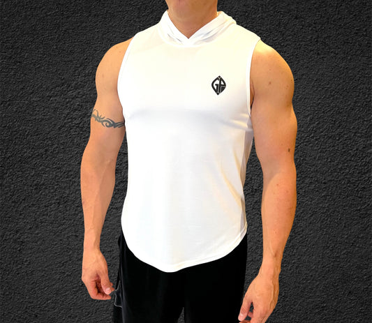 GRIT Guns 2.0 Muscle Hoodie Sleeveless - GRIT GEAR