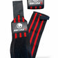 GRITMAXX Wrist Wraps - 18" Weightlifting Wrist Support – Black/Red