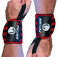 GRITMAXX Wrist Wraps - 18" Weightlifting Wrist Support – Red/Black