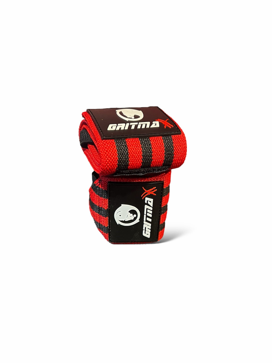 GRITMAXX Wrist Wraps - 18" Weightlifting Wrist Support – Red/Black