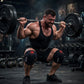 GRITMAXX Knee Sleeves - 7mm Weightlifting Knee Support – Red – With Carry Bag. As Pictured.