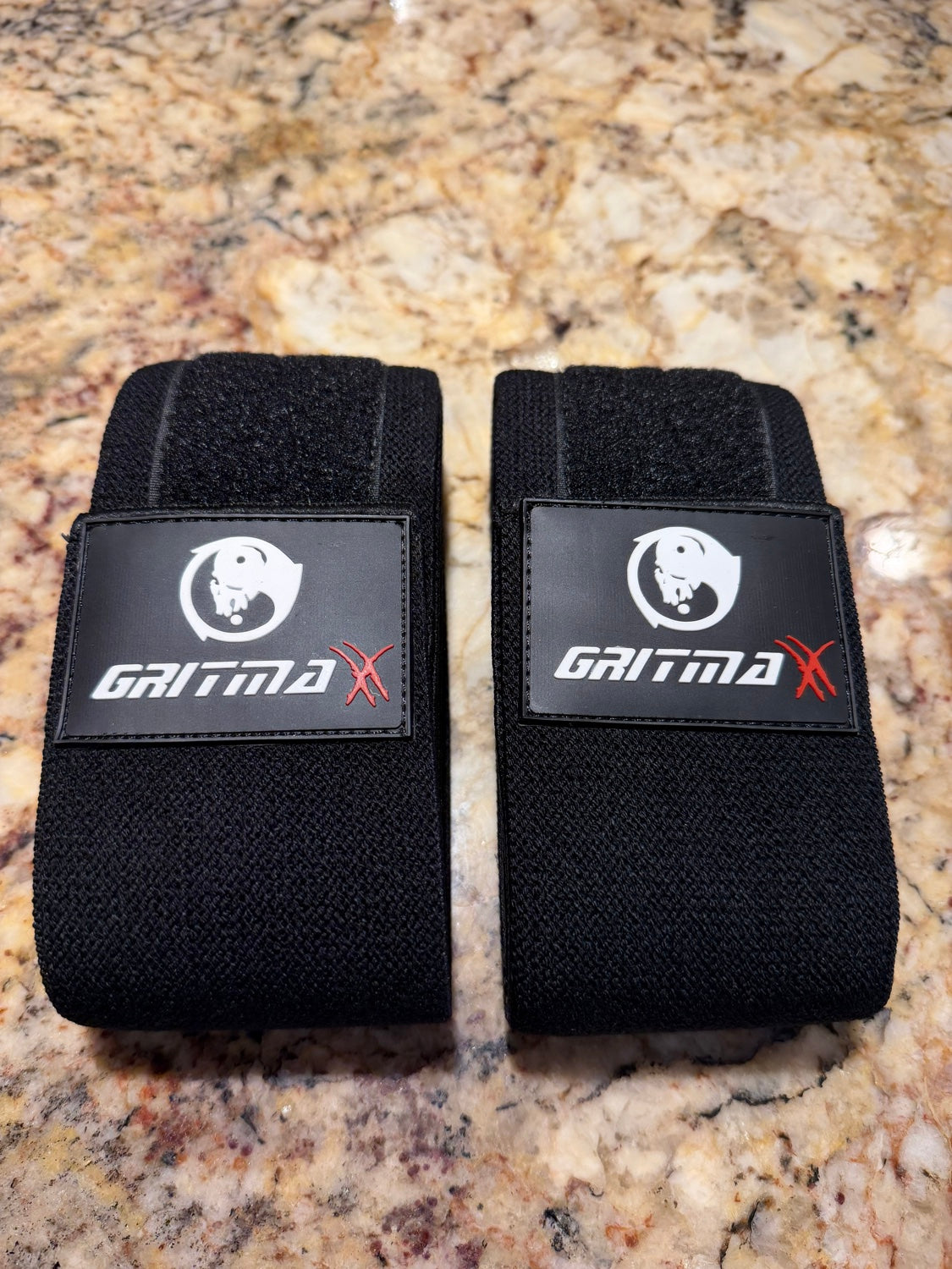 GRITMAXX Knee Wraps (Pair) – Solid Black – GRITMAXX
