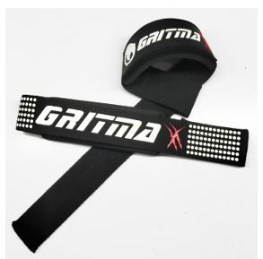 GRITMAXX LIFTING STRAPS - 21" Non-Slip Silicone Grip