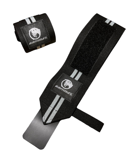 GRITMAXX Wrist Wraps - 21" Weightlifting Wrist Support - GRIT GEAR