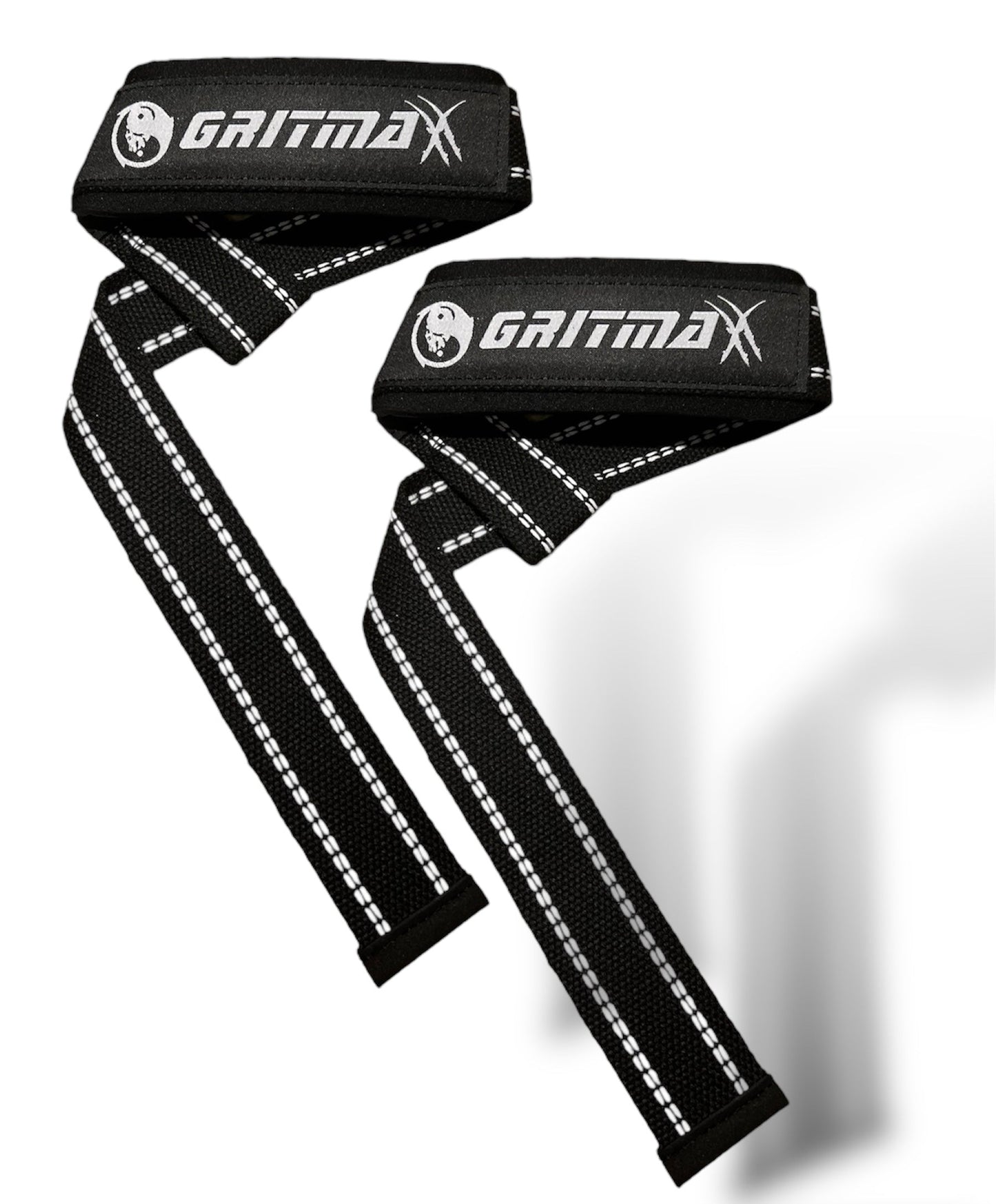 GRITMAXX LIFTING STRAPS 24"-BLACK - GRIT GEAR