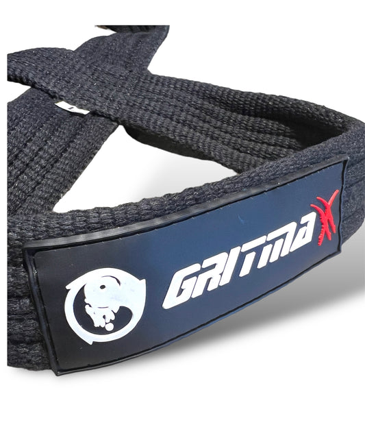GRITMAXX FIGURE 8 LIFTING STRAPS SIZE LARGE - GRIT GEAR