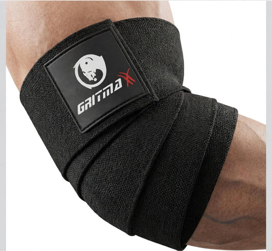 GRITMAXX Elbow Wraps – Blackout