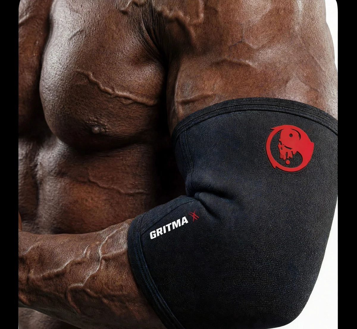 GRITMAXX Elbow Sleeves - 5mm Elbow Support – Black