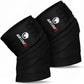 GRITMAXX Knee Wraps (Pair) – Solid Black – GRITMAXX